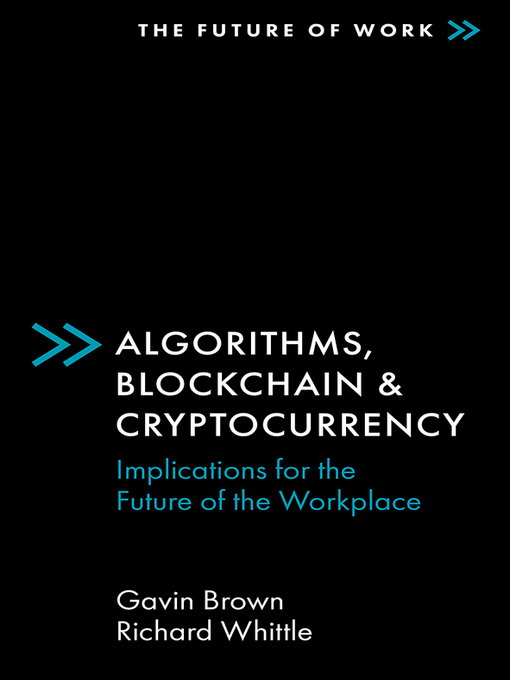 Title details for Algorithms, Blockchain & Cryptocurrency by Gavin Brown - Available